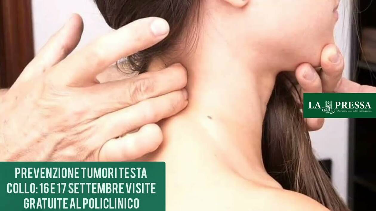 Prevenzione tumori testa-collo: due giorni di visite gratuite a Modena