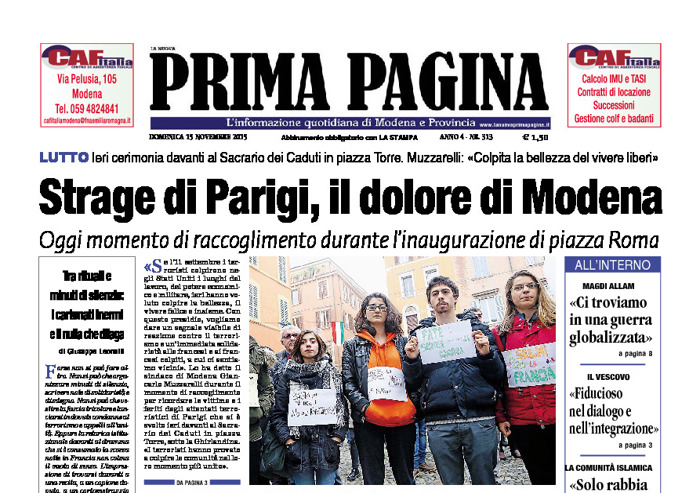 Prima Pagina - Domenica 15 Novembre 2015