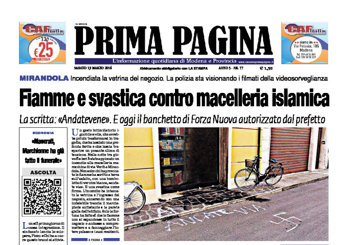 Prima Pagina - Sabato 19 Marzo 2016