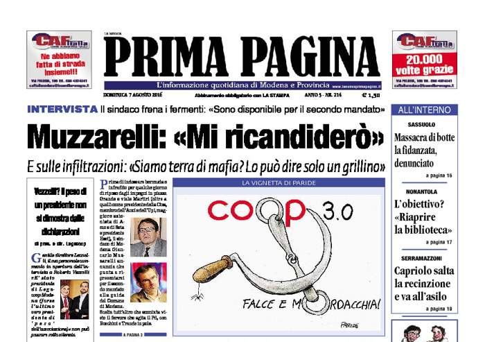 Prima Pagina - Domenica 7 Agosto 2016