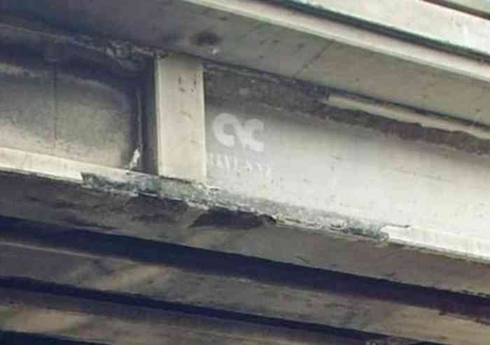 Tangenziale Carducci Modena, calcinacci cavalcavia, partiti i lavori di ripristino