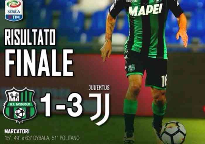 Dybala troneggia al Mapei: 3-1 al Sassuolo