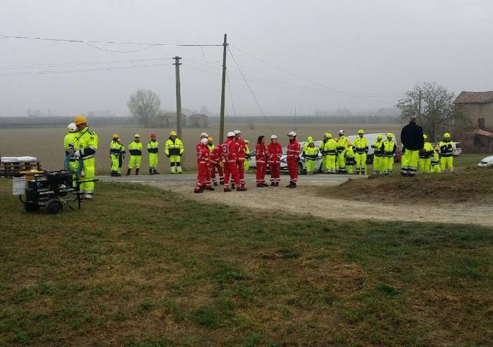 San Martino Secchia, si simula una alluvione