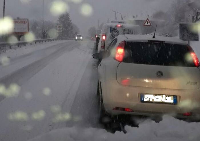 Neve e disagi in montagna, come previsto