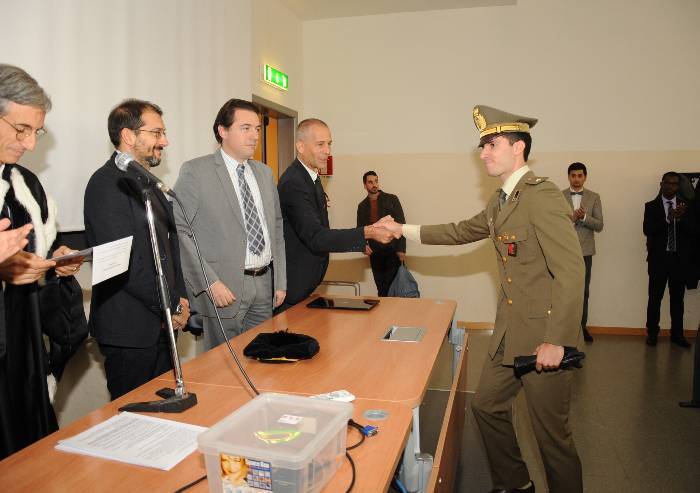 Ecco il primo laureato Ufficiale del Corpo degli ingegneri