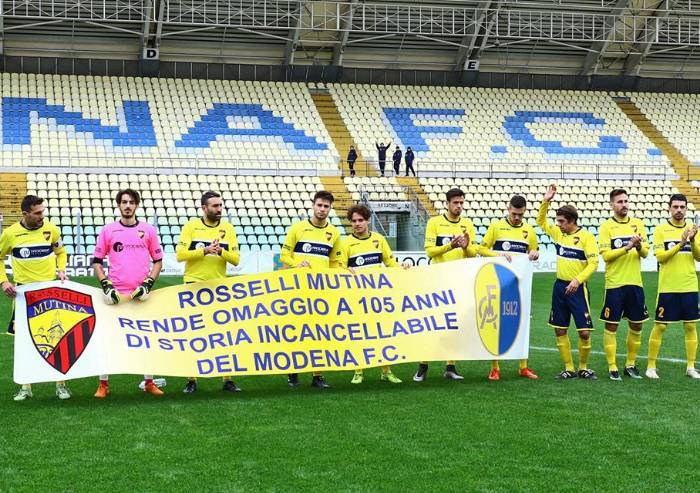 La Rosselli vince al Braglia e omaggia il Modena
