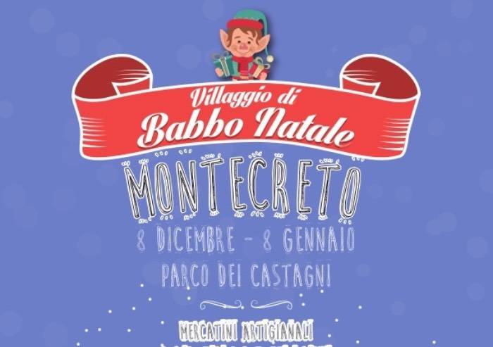 Il Villaggio di Babbo Natale risplende a Montecreto