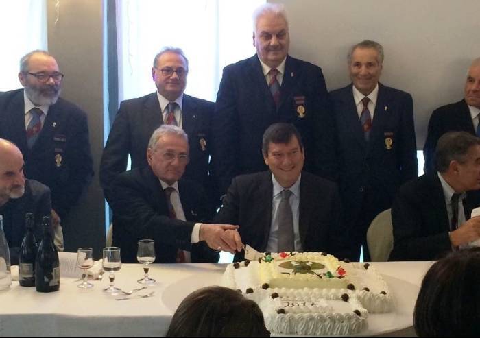 Cena Anps con il questore