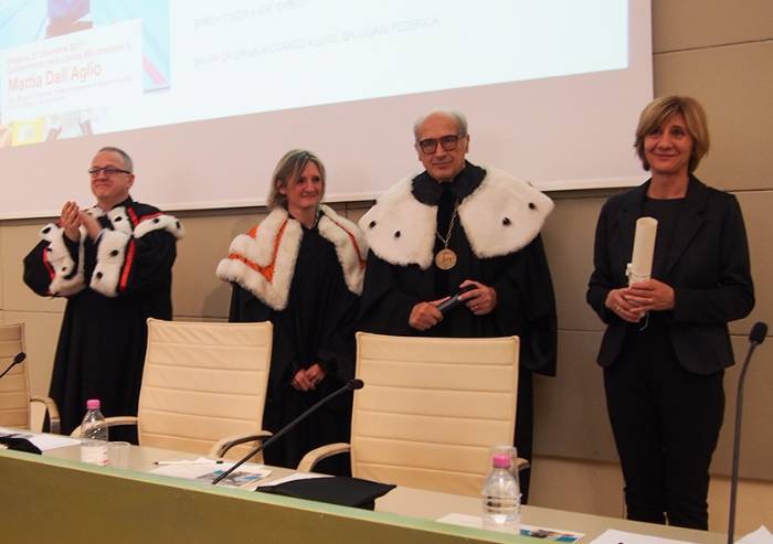 Unimore ha conferito la laurea alla memoria a Mattia Dall'Aglio