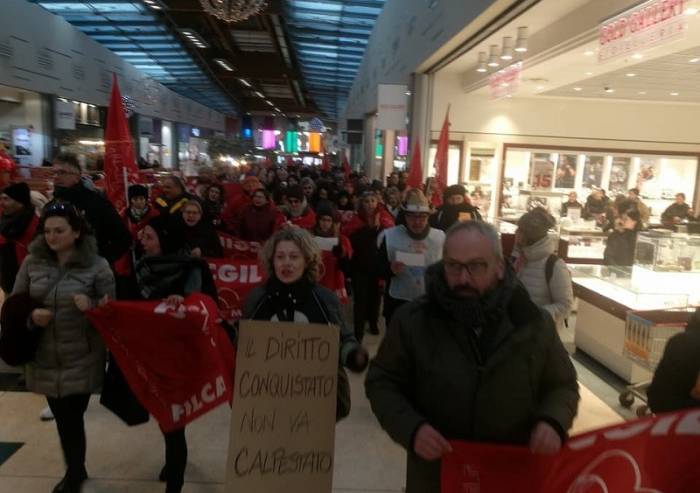 Sciopero grande distribuzione, nei punti Alleanza 3.0 adesione all'80%