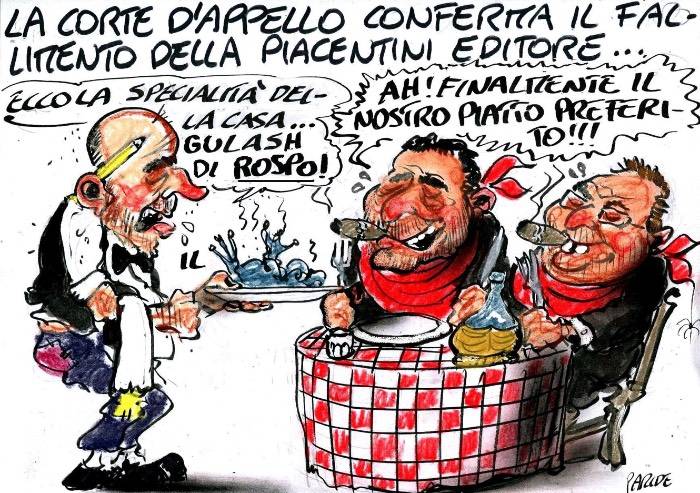 Piacentini editore fallito: un rospo per Torrini