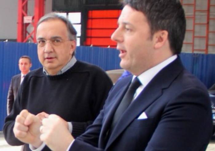 Marchionne: 'Il Renzi che appoggiavo non lo vedo da tempo'