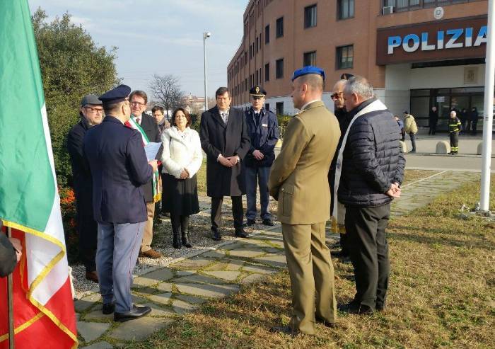 Deposta una corona d'alloro in memoria di Giovanni Palatucci