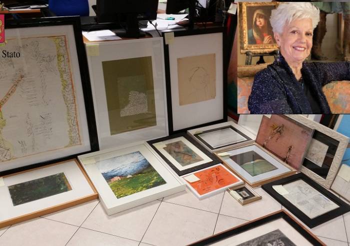 Massaggiava e poi rubava opere d'arte: arrestato dalla Polizia