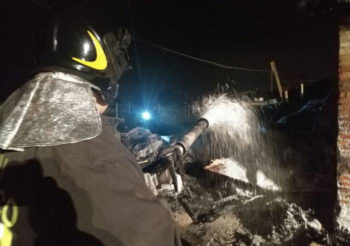 Notte di fuoco a Colombarone