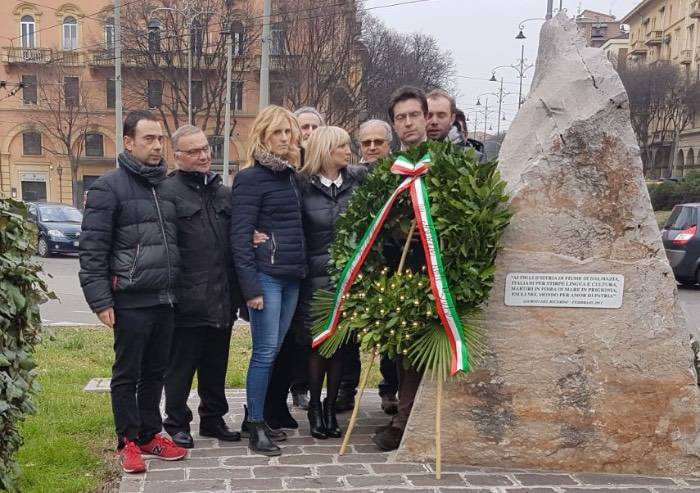 Lega Modena, una corona per ricordare i martiri delle foibe