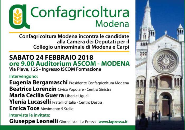 Collegio uninominale di Modena: una sfida tra donne