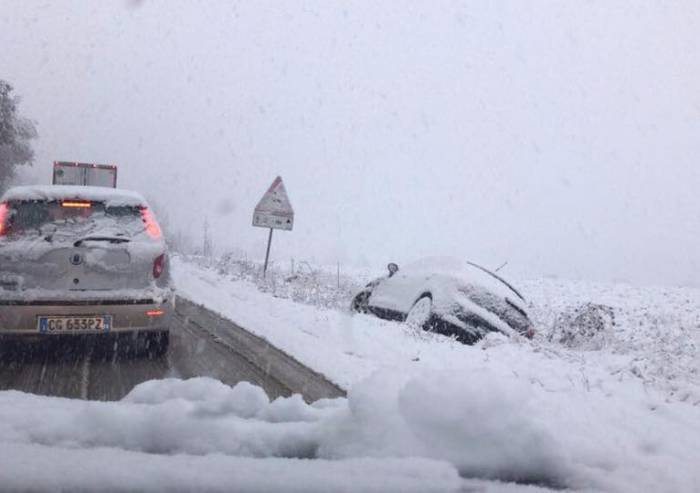 Neve, allerta anche in pianura