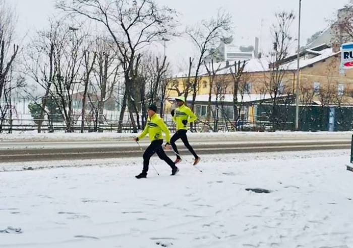 Neve in città, godiamocela fin che c'è, camminando