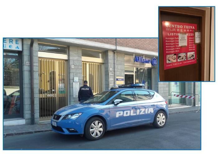 Massaggi a luci rosse a Mirandola, sequestrato centro estetico cinese