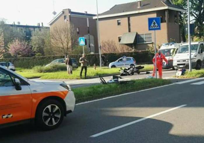 Anziana e bambino travolti sulle strisce pedonali: lei è grave