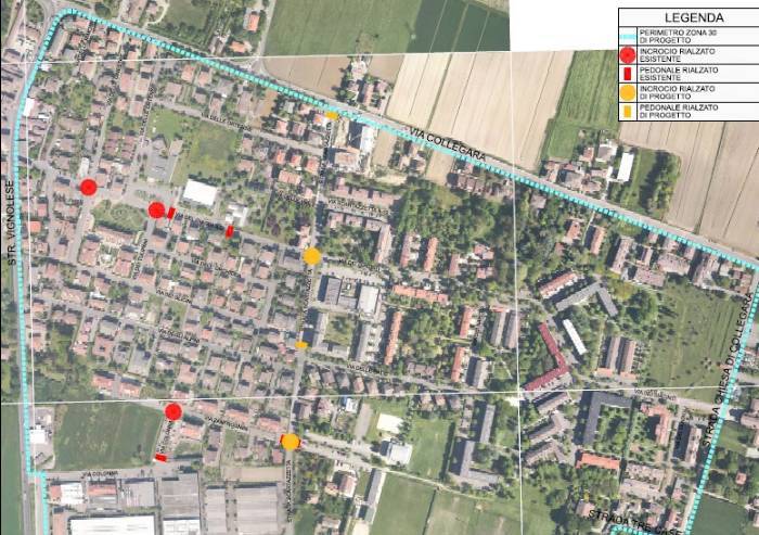 Viabilità sostenibile, San Damaso diventa zona 30