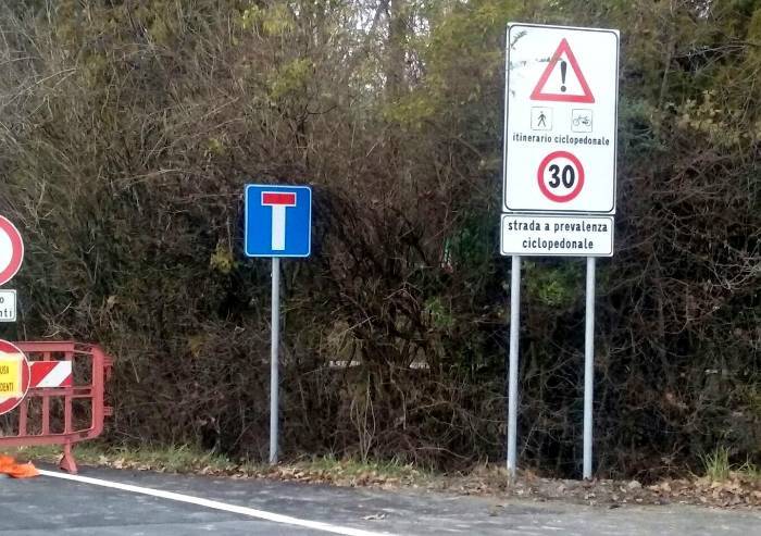 Cognento, ecco la nuova ciclabile: ma nessun ciclista la percorre