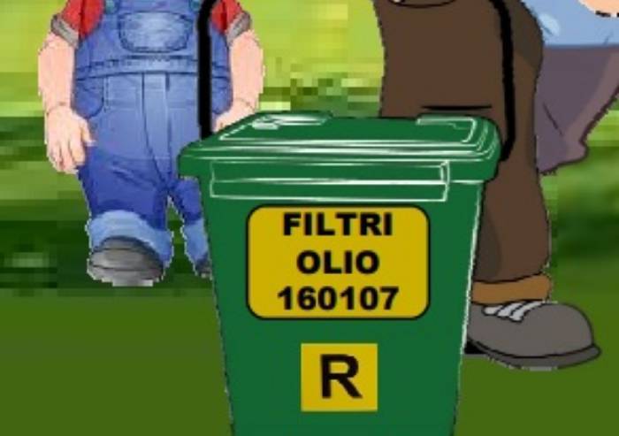 Sabato a Finale Emilia smaltimento gratuito di filtri olio e gasolio