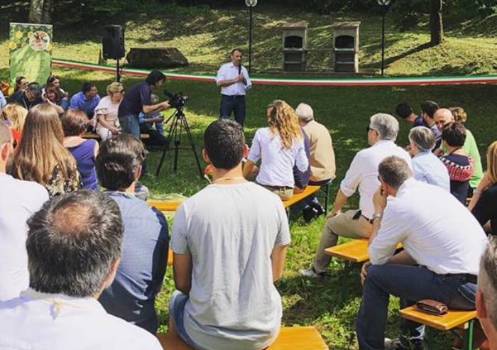 Pd, Richetti prova a costruir su macerie: a Palagano ritorno alle idee