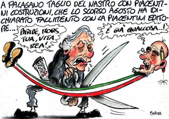 Piacentini fallito un anno fa con la sua Srl editrice