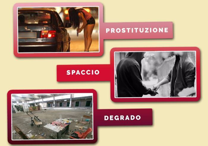 Spaccio e prostitute in viale Gramsci: stasera corteo di Forza Italia