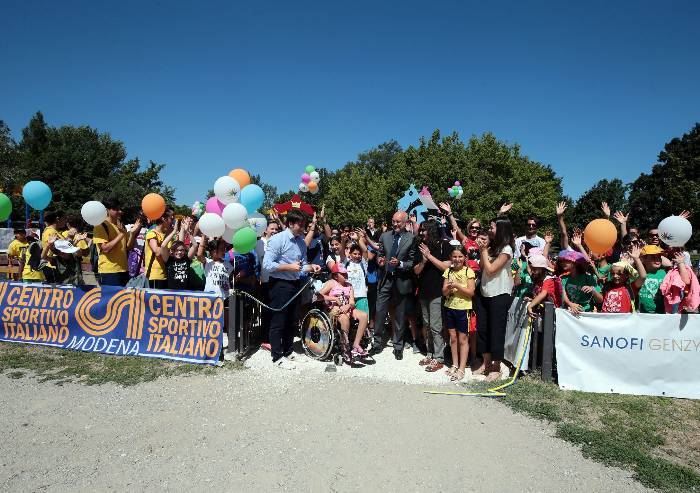 Parco Amendola, ecco le giostre accessibili ai bimbi disabili