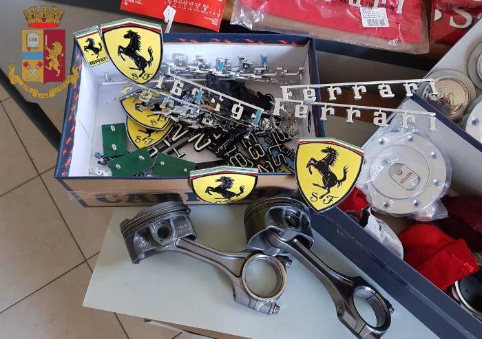 Ferrari, traffico ricambi, dipendenti indagati