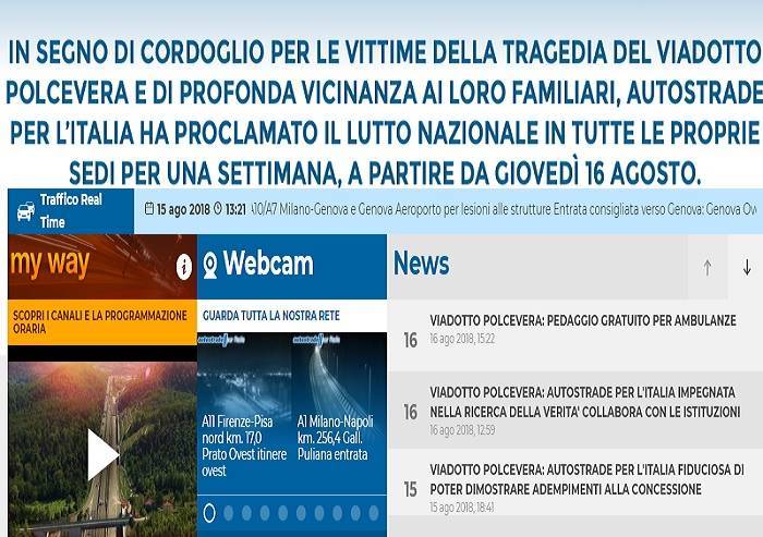 Genova: per dare un senso alla tragedia nulla dovrà essere come prima