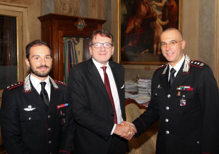 Carabinieri, il sindaco saluta il colonnello Cristaldi