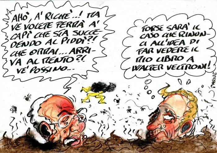 Veltroni e Richetti: fino al mento