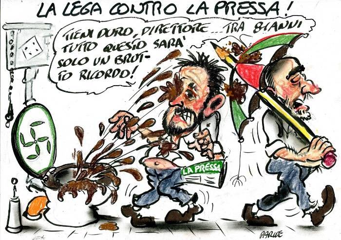 La Lega contro La Pressa