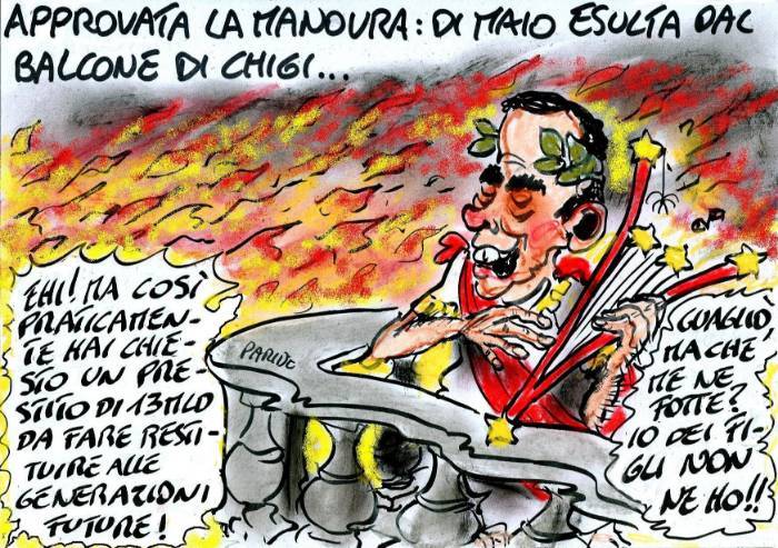 Di Maio esulta