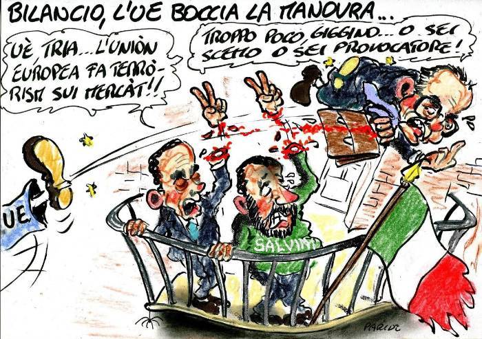 Bilancio, l'Unione europea boccia la manovra