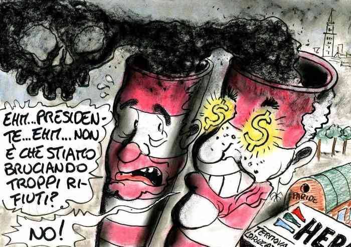 Sempre più rifiuti bruciati a Modena, boom di speciali