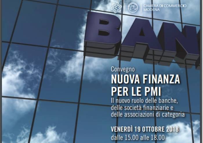Nuova finanza per le Pmi: venerdì un convegno a Modena