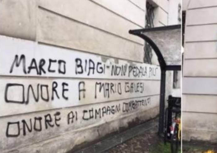 Biagi, scritte offensive a Modena: indagini chiuse per due persone