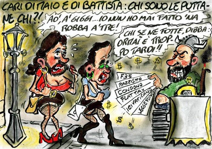 I giornalisti e le passeggiatrici