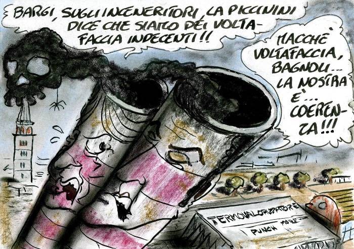 Il duo Bargi-Bagnoli e i rifiuti da bruciare