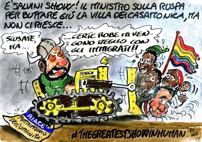 La ruspa di Salvini