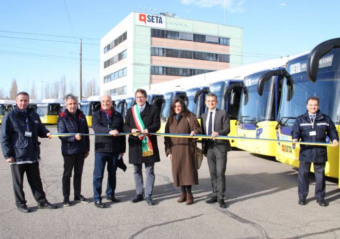 Seta, 20 nuovi bus a metano: alla inaugurazione si rivede Bulgarelli