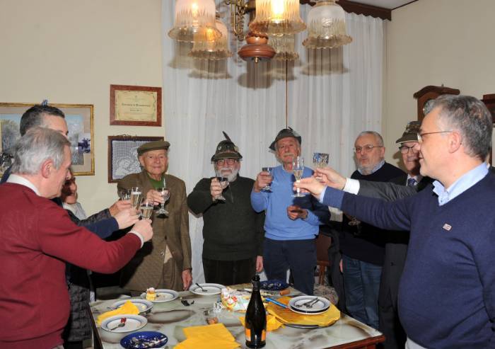 Vignola e Savignano festeggiano 103 anni dell'alpino Marino Bacchelli