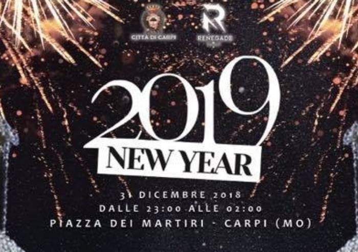 Capodanno Carpi, salta la festa di piazza