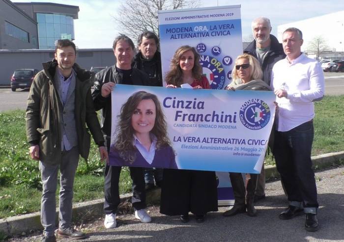Modena Ora per Cinzia Franchini sindaco: 'Ripartiamo dalle imprese'
