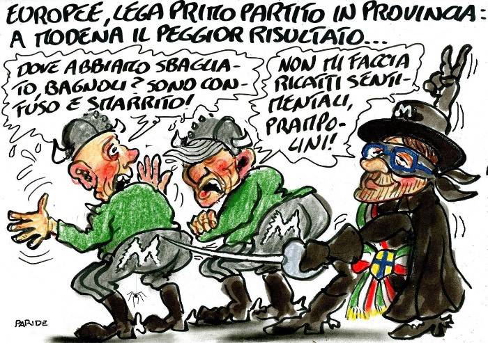 Lega, non bene